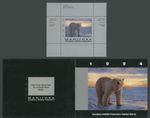 1994 CANADA-MANITOBA WILDLIFE FEDERATION,POLAR BEAR, S.S. IN BOOKLET, VD.#MWF1