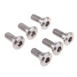 6 Pcs M8 x 20mm Titanium Alloy Motorcycle Brake Disc Rotor Mount Bolt Screw