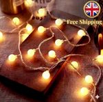 USB LED String Lights Fairy Garland Outdoor Wedding Garden Christmas Decor