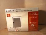 Belkin Wireless G All-in-One Network Print Server USB to LAN RJ45 F1UP0002 BOXED