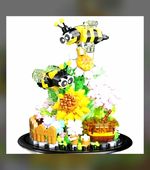 BALODY Garden Bee Building Blocks Set Display Dome Boxed, Brand New!!