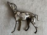 Vintage Bronze Greyhound Figure Sculpture Bronze Dog