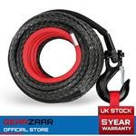 Winch Rope 10mm x30m Synthetic 35000lbs for Dyneema Tow Recovery Cable 4WD