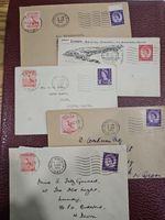 LUNDY 1959s  Envelopes To LUNDY LUNDY Puffin Stamp.HE