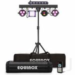 Equinox Microbar Multi System Reloaded LED T-Bar Lighting Package DJ Disco Stage