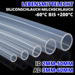 Food Grade Clear Translucent Silicone Vacuum Tube Beer Hose Pipe Soft Rubber