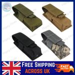 Portable Tactical Molle Flashlight Holder Belt Holster Pouch Torch Carry Case UK