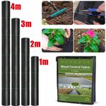 Anti Weed Membrane Heavy Duty Weed Control Fabric Landscape Garden Ground Cover