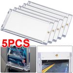 5 x Booster Pack Magnetic One-Touch Holder/Protector/Case/UV Resistant/Clear/TCG