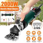 2000W 6 Speed 13 Teeth Electric Sheep Pet Hair Clipper Shearing Kit Shear Wool C