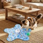 Interactive Cat Toys Cats Automatic Feather Toy Relieve Boredom Hide and Seek