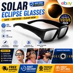 1 to 5 Pack Solar Eclipse Glasses ISO Certified Safe Shades for Solar Eclipse