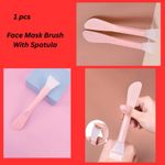 Silicone Face Mask Brush With Spatula Mixing Applicator Makeup Tools Cosmetic