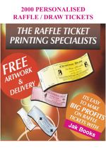 2000  Printed - Prize Draw Tickets - Raffle Tickets - Fundraising