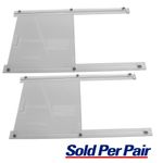 Universal Competition Polycarbonate Perspex Plastic Door Window Slider Kit Pair
