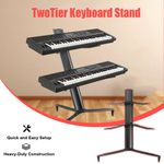 TwoTier Keyboard Stand Aircraft Rack Electronic Keyboard Stand For Digital Piano