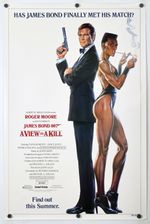 View To A Kill - original movie poster - 27x41 - 1985 - ROLLED READ Bond 007