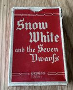 Rare Vintage Snow White and the Seven Dwarfs Card Game 1937 Pepys including box