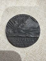 Vintage Style German Themed Satirical Medallion Detailed Relief Collectible