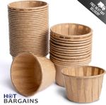 Kraft Paper Ramekins Compostable Soufflé Cups and Portion Pots 1oz 2oz and 4oz