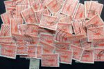 100  Vintage~Greece~Postage Stamps~Orange~ Used ~Crafting~ Collect ~off paper~UK