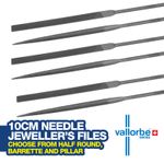 Vallorbe Swiss Made Needle Files - Choose from several Shapes and Cuts