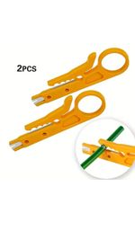 TELEPHONE NETWORK IDC RJ45 CAT5E CAT6 CABLE STRIPPER WIRE PUNCH DOWN TOOL - UK