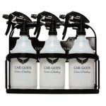 Car Gods Professional 6x 1L Trigger Spray Bottles Detailer Valetting Carry Kit