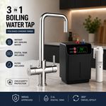 Instant Hot/Cold Kitchen Tap 3in1 Instant Boiling Tap with Boiler & Filter