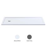 Slimline Bath Replacement Shower Tray 1700 x 700mm  - White or Grey