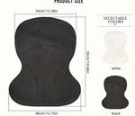 Ovation Perforated Gel Anti-slip Half Pad Black Saddle Riser Pad Anti Shock