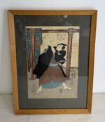 Utagawa Kuniyoshi Antique Japanese Woodblock Print 