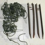 Pegs Ground Anchor Ground Anchor Anchor Tent Pegs Band with Attachment for Camouflage Net