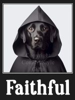 Labrador Dog Funny Fridge Magnet black golden brown Faithful dog gift
