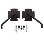 Pair of mirrors Iron Cross made of aluminum with 2 mirror adapters Yamaha