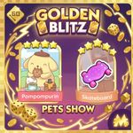 MONOPOLY GO! GOLDEN BLITZ | 4⭐️ Pompompurin (Set 20) - 5⭐️ Skateboard(Set 16)
