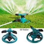 360 Rotating Garden/lawn Sprinkler 3-arms System Automatic Watering Irrigation