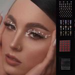 Eye Sticker Forehead Makeup Face Sticker Rhinestone Tattoo Party Nail Sticker