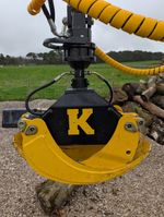 Kellfri KG18 Forestry Grab/Grapple With Hydralic Rotator, Excavator Headstock