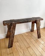 Antique Vintage Wooden Carpenters Saw Horse Stool