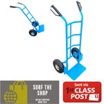 Hand TROLLEY Sack Barrow Truck Hand Protection Pneumatic tyres Heavy 250kg Load