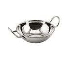 6x Balti Dish, 15cm/19cm/21cm Karahi, Curry Serving Deep Dishes Stainless Steel