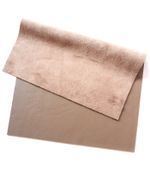 1.5mm Thick Dark Beige Pebble Grain Cowhide Leather Large Pieces