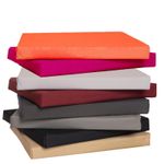 Rattan Seat Pad Chair Cushion WATERPROOF Garden Patio REMOVABLE COVER 5CM Thick