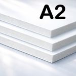 A2 White Foamboard – 5mm Thick x 10 Sheets (420mm x 594mm) – Lightweight Mountin
