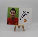 2008-09 Frederico Macheda Hand Signed Manchester United Club Card - RARE