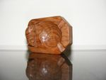 Vintage Robert  (  Mouseman  )  Thompson Oak Carved Ash / Pin Tray  ( critter )