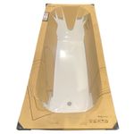 Roca Steel Bath 2 TH With Anti Slip legs & grips 1700 x 700 White ZB70C9E00N