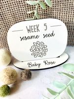 Pregnancy Milestones, Countdown to Baby, 4-40 Weeks Tracker, Bump Growth Chart