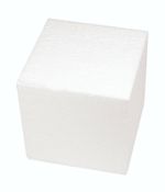 EPS Foam 300mm x 300mm x 300mm. medium density polystyrene ideal for carving